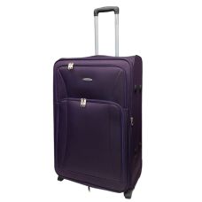 Чемодан Prince 6745 92 л с расширением, на колесах, фиолетовый, 72х46х32 см