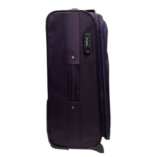 Чемодан Prince 6745 92 л с расширением, на колесах, фиолетовый, 72х46х32 см