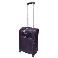 Чемодан Prince 6745 39 л с расширением, на колесах, фиолетовый, 52х36х25 см, ручная кладь
