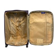 Чемодан Prince 6745 62 л с расширением, на колесах, фиолетовый, 62х42х28 см