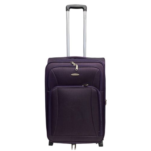 Чемодан Prince 6745 62 л с расширением, на колесах, фиолетовый, 62х42х28 см