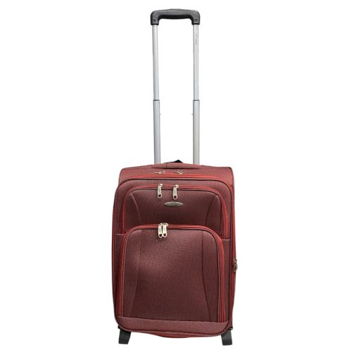 Чемодан Prince 6745 39 л с расширением, на колесах, красный, 52х36х25 см, ручная кладь