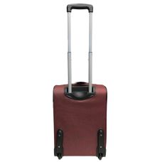 Чемодан Prince 6745 39 л с расширением, на колесах, красный, 52х36х25 см, ручная кладь