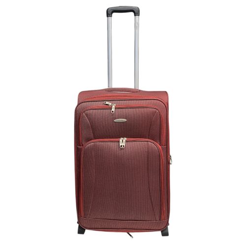 Чемодан Prince 6745 62 л с расширением, на колесах, красный, 62х42х28 см