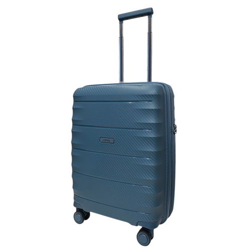 Чемодан Airtex 242B маленький S 55x39x22 см 45 л 4 колеса 360° морская волна