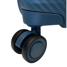 Чемодан Airtex 242B маленький S 55x39x22 см 45 л 4 колеса 360° морская волна