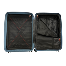 Чемодан Airtex 242B маленький S 55x39x22 см 45 л 4 колеса 360° морская волна