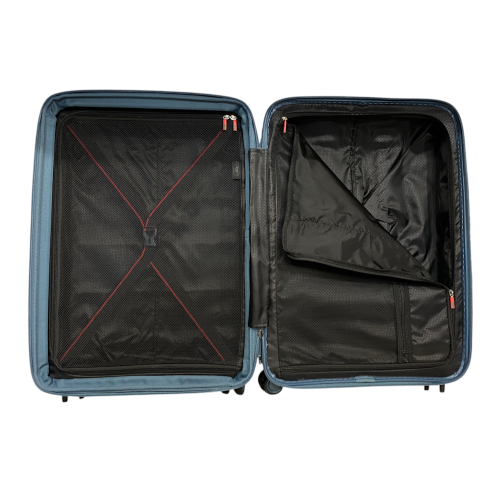 Чемодан Airtex 242B маленький S 55x39x22 см 45 л 4 колеса 360° морская волна