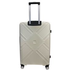 Чемодан Madisson Snowball 53103 большой L, 102 л, полипропилен, 4 колеса 360°, кодовый замок, 74x50x30 см Белый