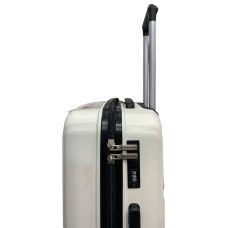 Чемодан Madisson Snowball 53103 средний M 65×45×26 см 65 л 4 колеса 360° полипропилен Белый