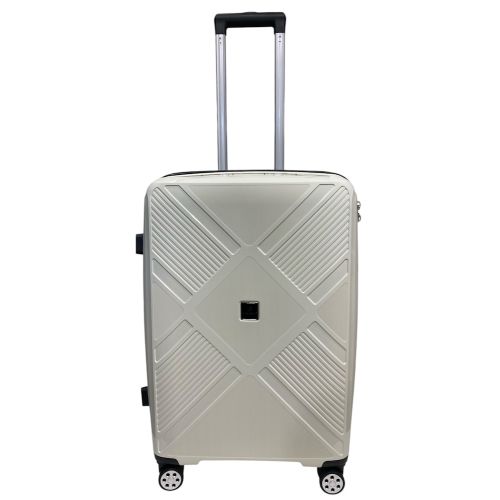 Чемодан Madisson Snowball 53103 средний M 65×45×26 см 65 л 4 колеса 360° полипропилен Белый