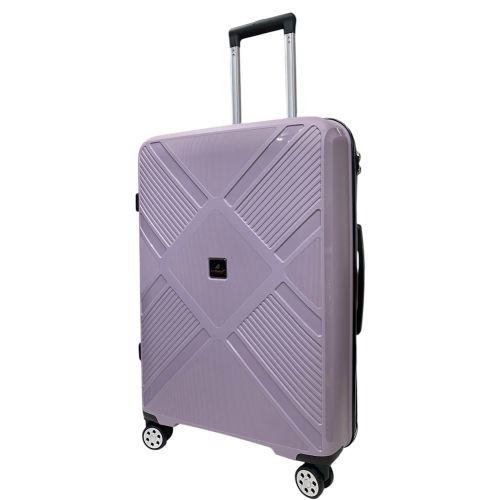 Чемодан Madisson Snowball 53103 средний M 65×45×26 см 65 л 4 колеса 360° полипропилен Сиреневый