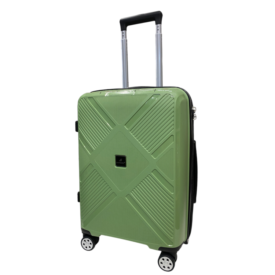 Чемодан малый Madisson Snowball 53103 S ручная кладь 55x39x21 см 37 л 2.7 кг Зеленый