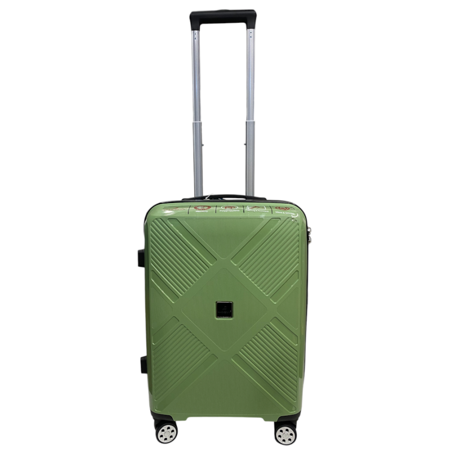 Чемодан малый Madisson Snowball 53103 S ручная кладь 55x39x21 см 37 л 2.7 кг Зеленый