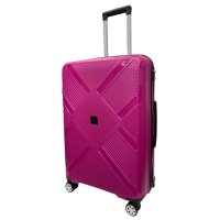 Чемодан Madisson Snowball 53103 средний M 65×45×26 см 65 л 4 колеса 360° полипропилен Малиновый