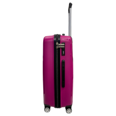 Чемодан Madisson Snowball 53103 средний M 65×45×26 см 65 л 4 колеса 360° полипропилен Малиновый