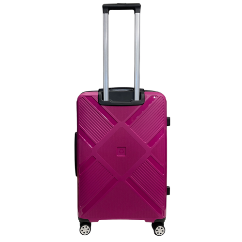 Чемодан Madisson Snowball 53103 средний M 65×45×26 см 65 л 4 колеса 360° полипропилен Малиновый