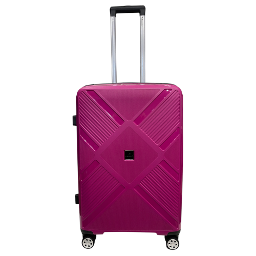 Чемодан Madisson Snowball 53103 средний M 65×45×26 см 65 л 4 колеса 360° полипропилен Малиновый