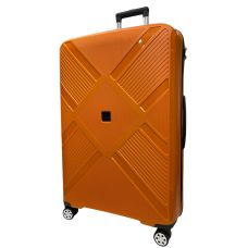 Чемодан Madisson Snowball 53103 большой L, 102 л, полипропилен, 4 колеса 360°, кодовый замок, 74x50x30 см Оранжевый