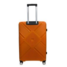 Чемодан Madisson Snowball 53103 большой L, 102 л, полипропилен, 4 колеса 360°, кодовый замок, 74x50x30 см Оранжевый