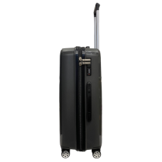 Чемодан Madisson Snowball 53103 большой L, 102 л, полипропилен, 4 колеса 360°, кодовый замок, 74x50x30 см Серый