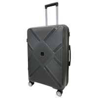 Чемодан Madisson Snowball 53103 средний M 65×45×26 см 65 л 4 колеса 360° полипропилен Серый