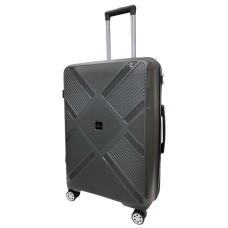 Чемодан Madisson Snowball 53103 средний M 65×45×26 см 65 л 4 колеса 360° полипропилен Серый