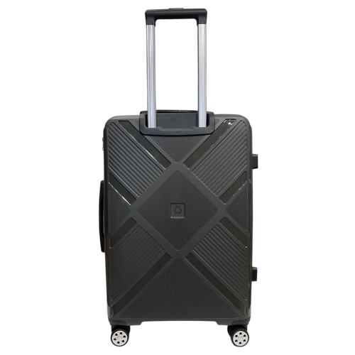 Чемодан Madisson Snowball 53103 средний M 65×45×26 см 65 л 4 колеса 360° полипропилен Серый