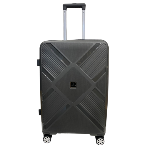 Чемодан Madisson Snowball 53103 средний M 65×45×26 см 65 л 4 колеса 360° полипропилен Серый