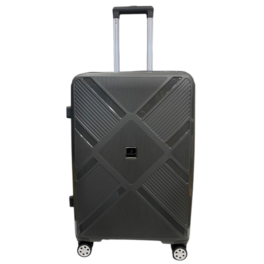 Чемодан Madisson Snowball 53103 средний M 65×45×26 см 65 л 4 колеса 360° полипропилен Серый