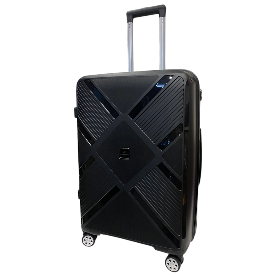 Чемодан Madisson Snowball 53103 средний M 65×45×26 см 65 л 4 колеса 360° полипропилен Черный