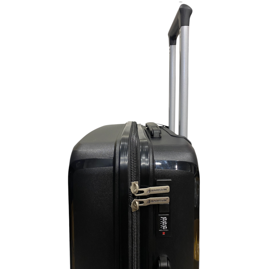 Чемодан Madisson Snowball 53103 средний M 65×45×26 см 65 л 4 колеса 360° полипропилен Черный