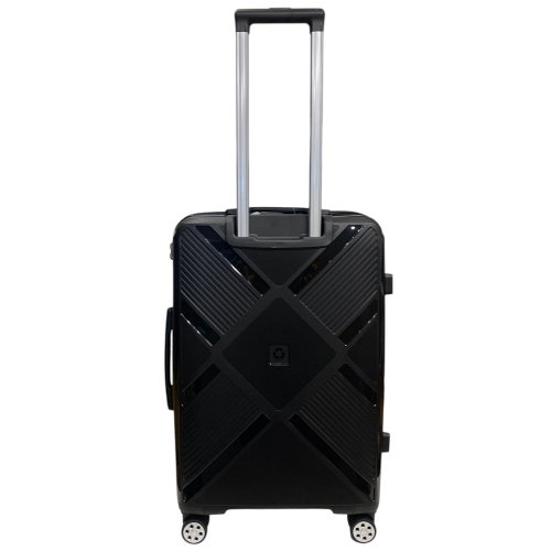 Чемодан Madisson Snowball 53103 средний M 65×45×26 см 65 л 4 колеса 360° полипропилен Черный