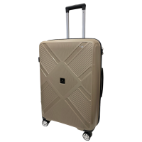 Чемодан Madisson Snowball 53103 средний M 65×45×26 см 65 л 4 колеса 360° полипропилен Шампань