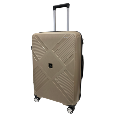 Чемодан Madisson Snowball 53103 средний M 65×45×26 см 65 л 4 колеса 360° полипропилен Шампань