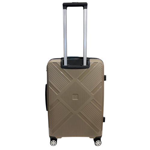 Чемодан Madisson Snowball 53103 средний M 65×45×26 см 65 л 4 колеса 360° полипропилен Шампань