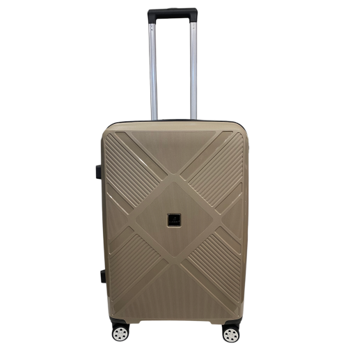 Чемодан Madisson Snowball 53103 средний M 65×45×26 см 65 л 4 колеса 360° полипропилен Шампань