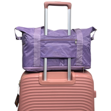 Сумка дорожная лоукост 40x30x20 см 27 л нейлон складная Сиреневый