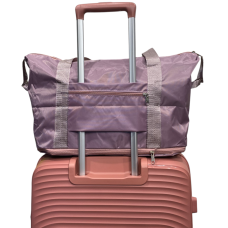 Сумка дорожная лоукост 40x30x20 см 27 л нейлон складная Розовое золото