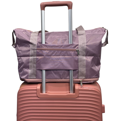 Сумка дорожная лоукост 40x30x20 см 27 л нейлон складная Розовое золото