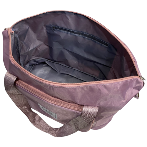 Сумка дорожная лоукост 40x30x20 см 27 л нейлон складная Розовое золото