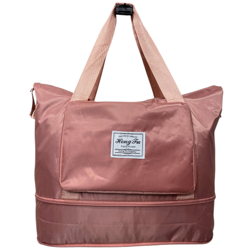 Сумка дорожная лоукост 40x30x20 см 27 л нейлон складная Розовый