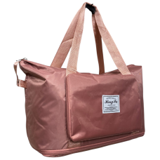 Сумка дорожная лоукост 40x30x20 см 27 л нейлон складная Розовый