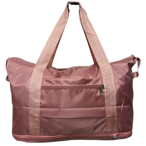 Сумка дорожная лоукост 40x30x20 см 27 л нейлон складная Розовый