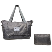 Сумка дорожная лоукост 40x30x20 см 27 л нейлон складная Серый