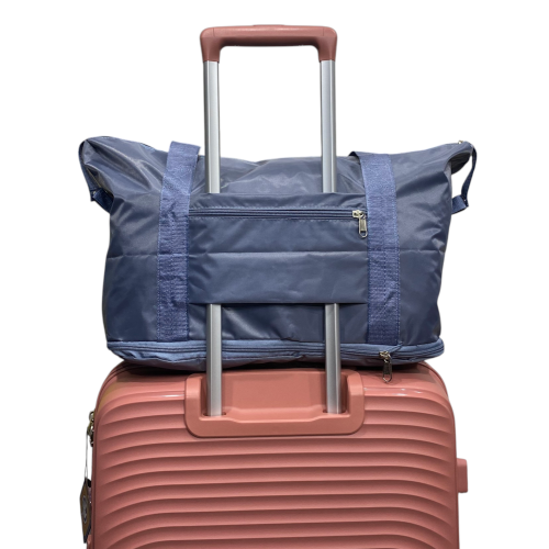 Сумка дорожная лоукост 40x30x20 см 27 л нейлон складная Синий