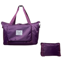 Сумка дорожная лоукост 40x30x20 см 27 л нейлон складная Фиолетовый