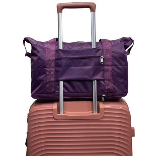 Сумка дорожная лоукост 40x30x20 см 27 л нейлон складная Фиолетовый