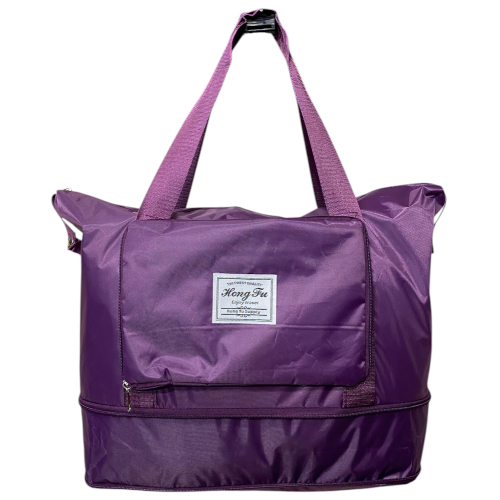 Сумка дорожная лоукост 40x30x20 см 27 л нейлон складная Фиолетовый