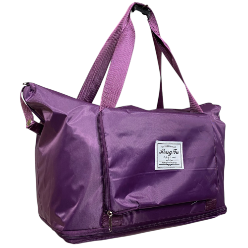 Сумка дорожная лоукост 40x30x20 см 27 л нейлон складная Фиолетовый